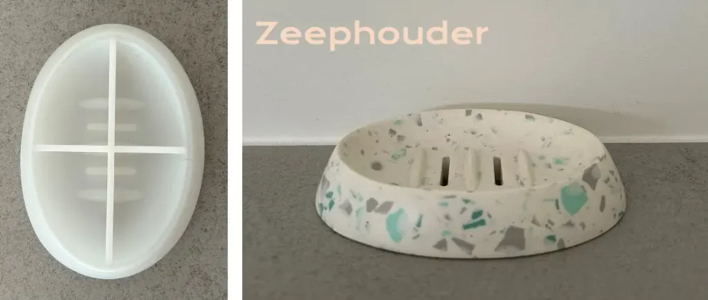 Silicone mal: Zeephouder