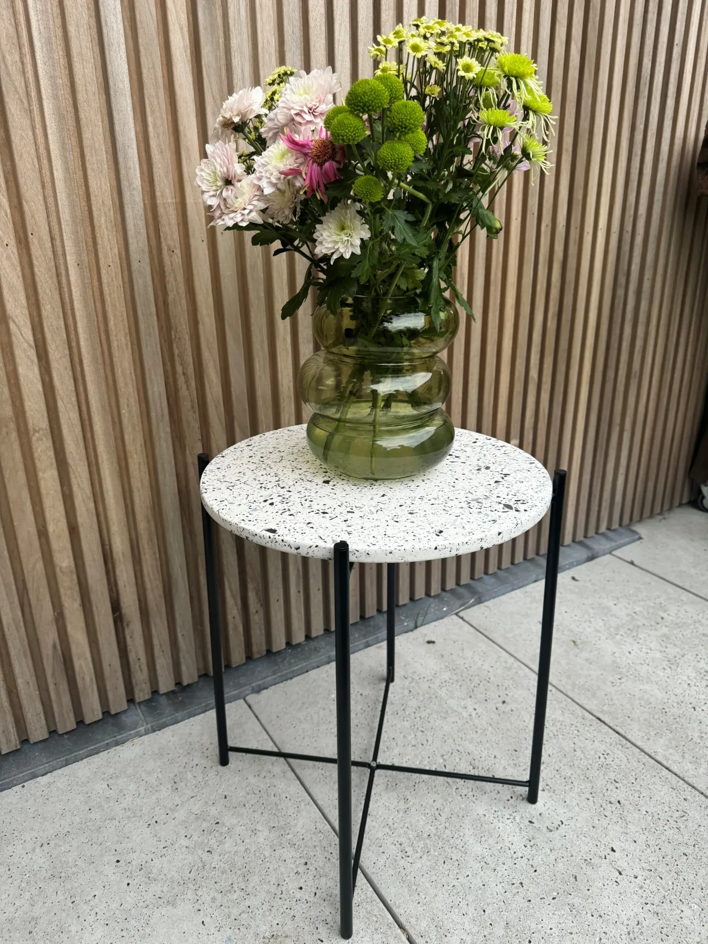Terrazzo Bijzettafel